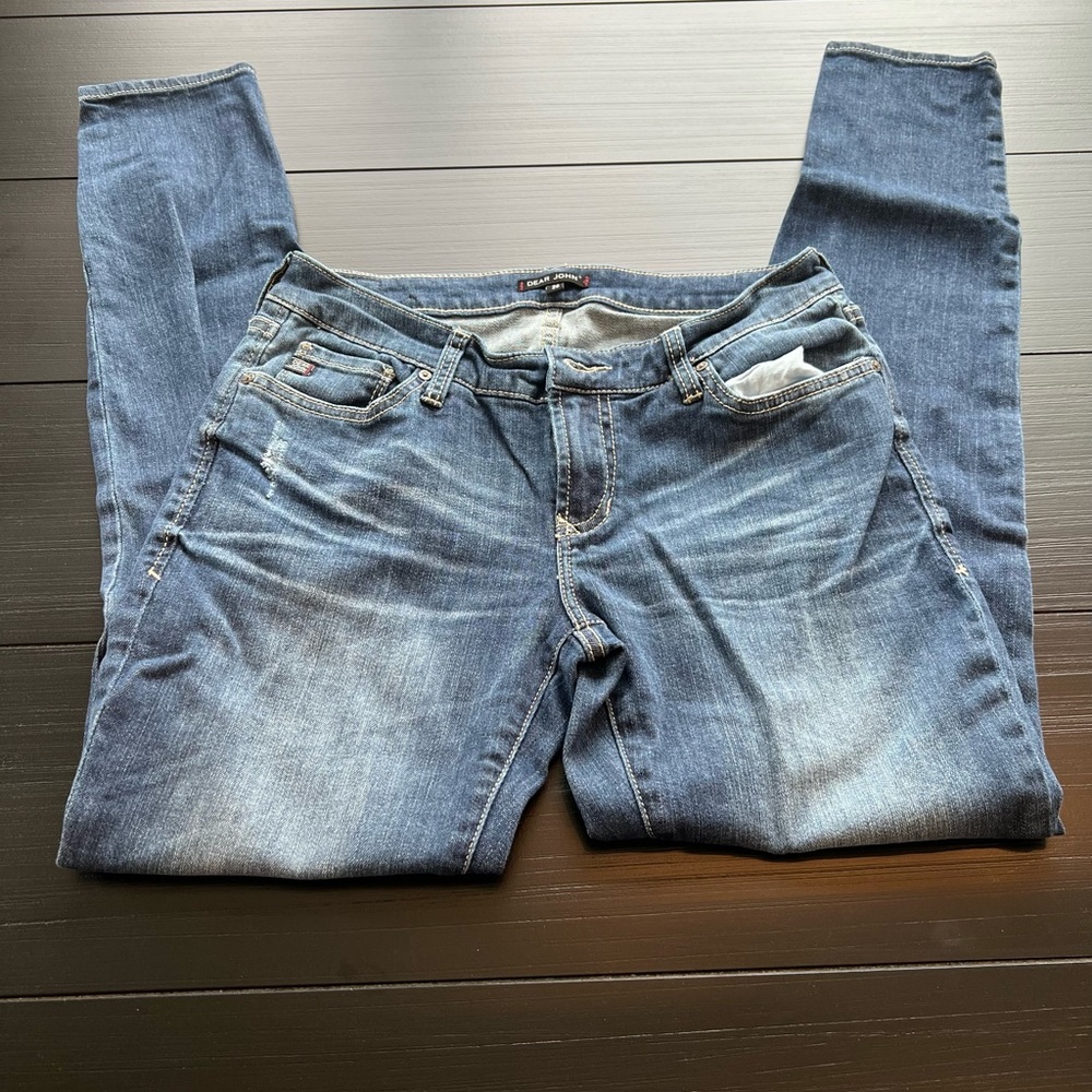 Dear John Jenna Distressed Skinny Jean Size 2